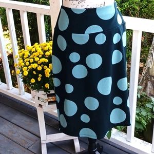 LULAROE Funky Circles Skirt XL Groovy!